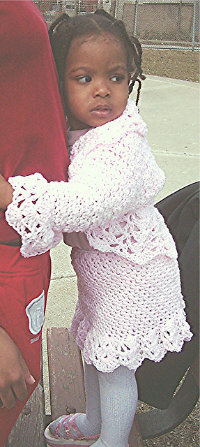 Child's Shrug and Skirt Set