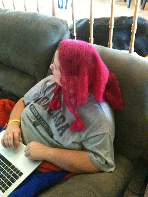 Knitted Fascinator