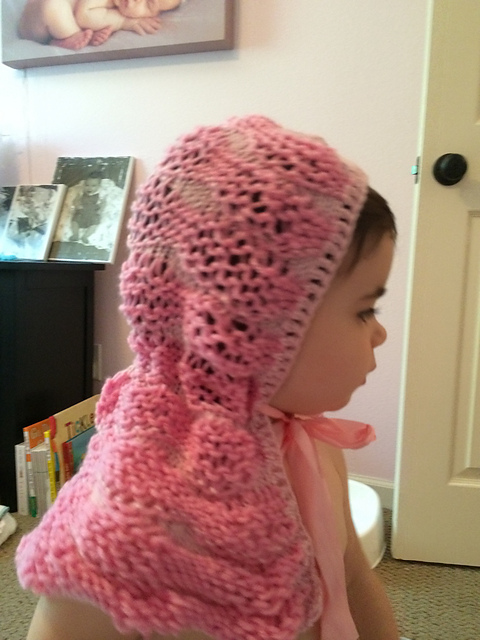 Baby's Knitted Hood