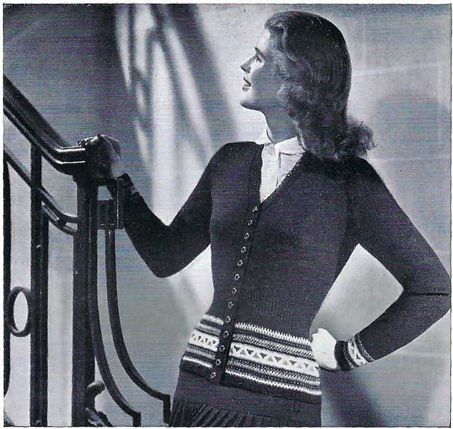 Border Cardigan