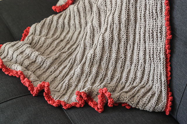 Triangle Bobble Blanket