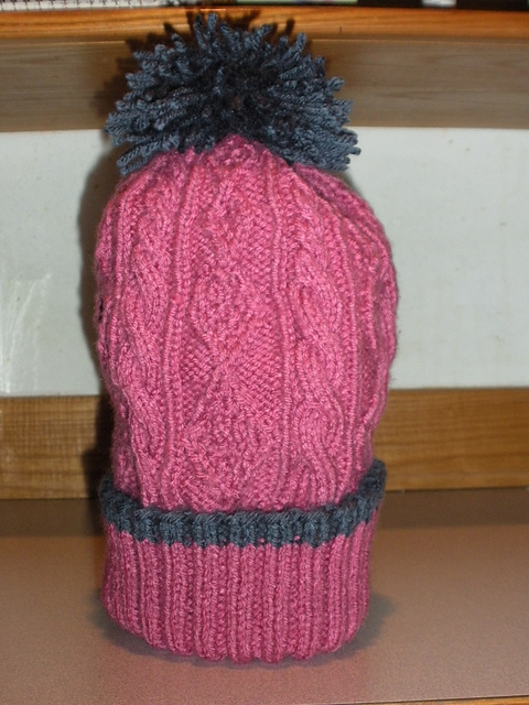 #20 Cabled Ski Cap