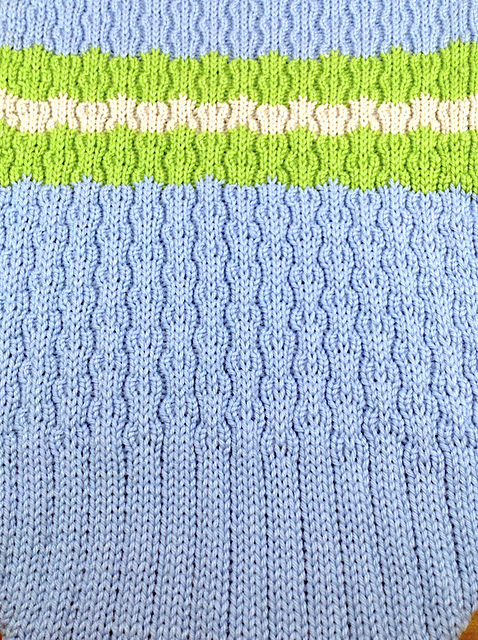 Tuck Stitch Baby Cocoon