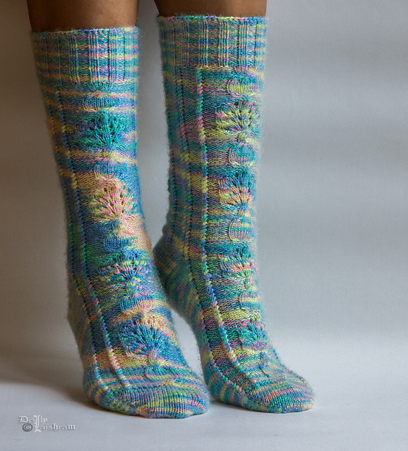 Dancing Peacock Socks