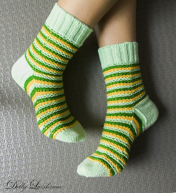 Strip Delight Socks