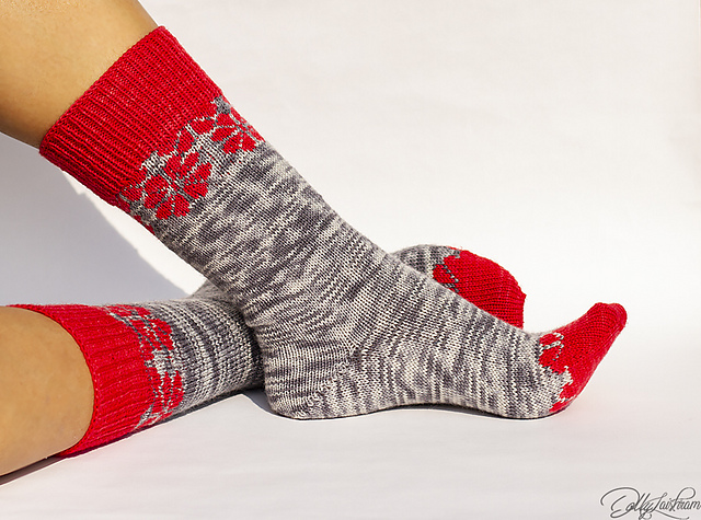 Daisy Edge Socks
