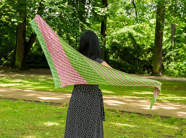 Follow the petals scarf