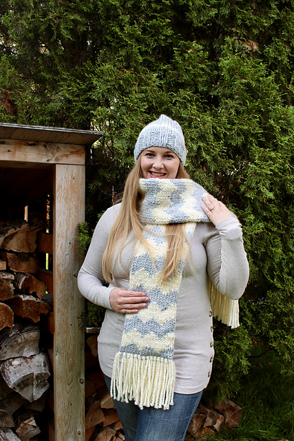 First Frost Toque and Scarf