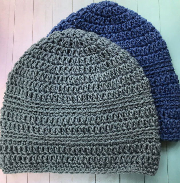 Easy Textured Beanie by Leah