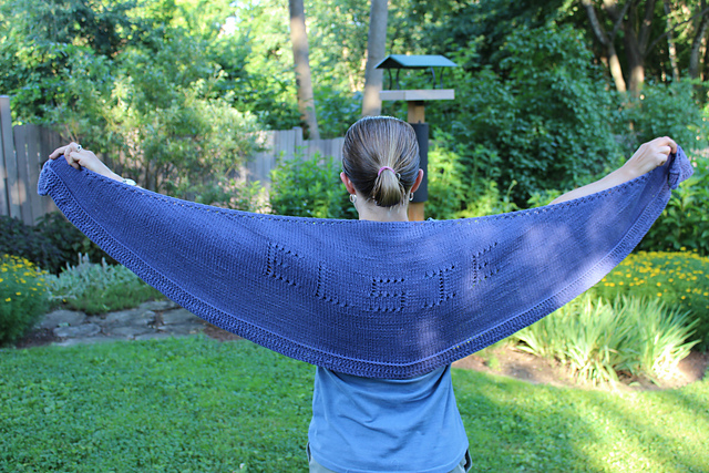 Your Message Here Shawl