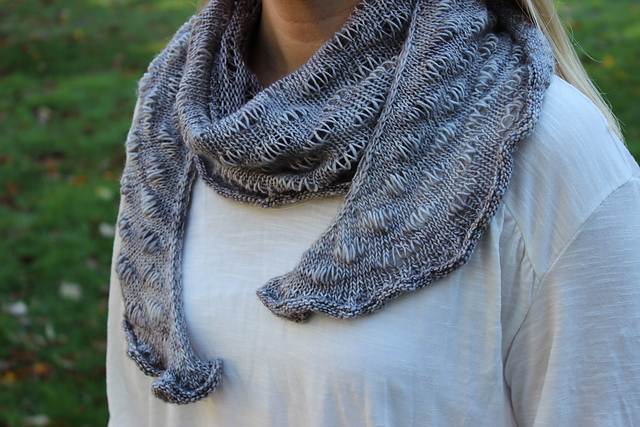 Cloudy Garden Shawl