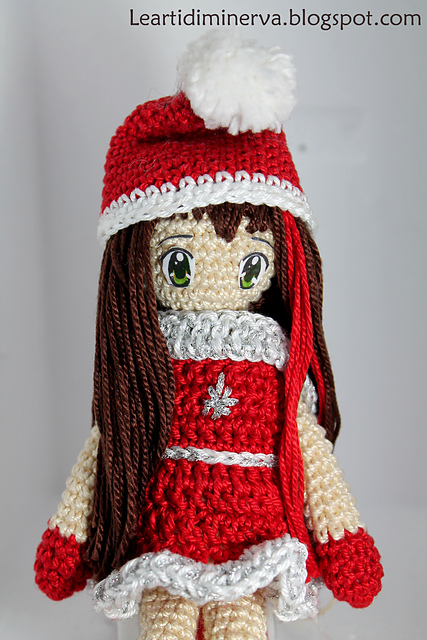 Christmas doll Amigurumi