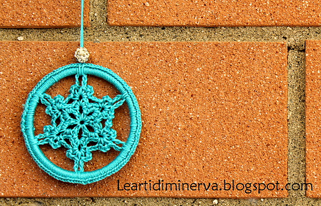 Crochet snowflake