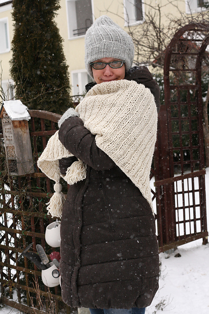 Winter shawl