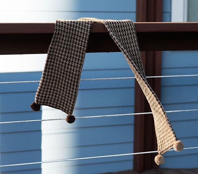 Houndstooth Scarf