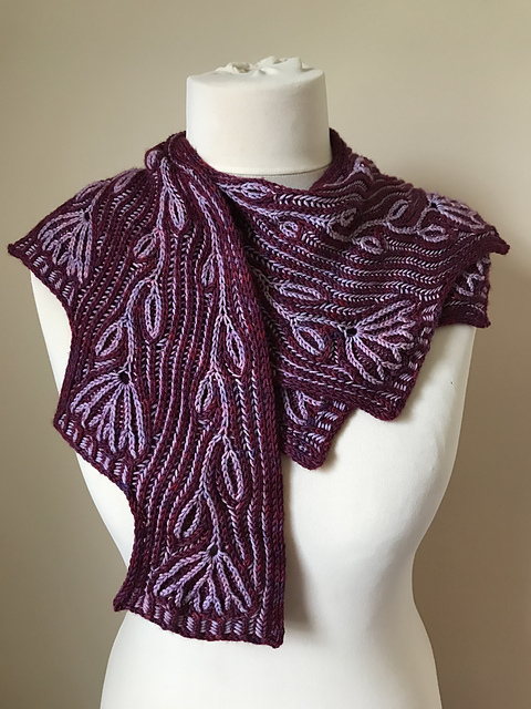 Ravelry: Liliales shawl pattern by Leela Frankcombe