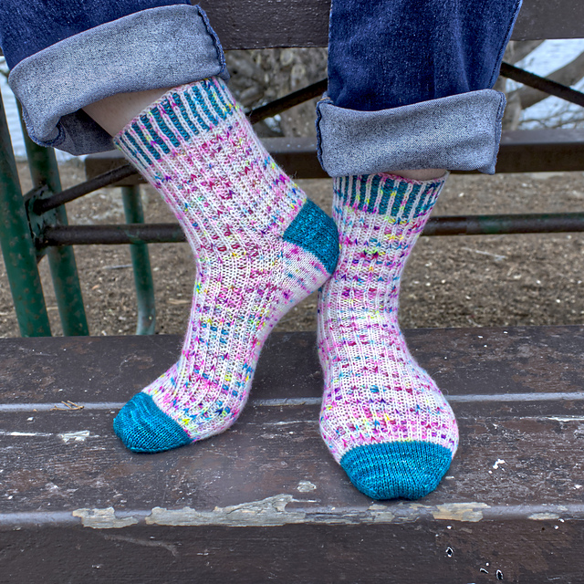 Unicorns and Peacocks Socks