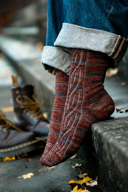 River Twist Socks