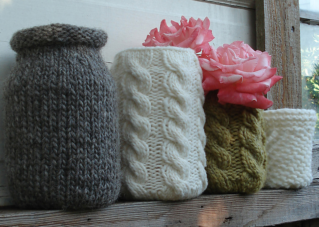 Recycled Glass Jar Covers