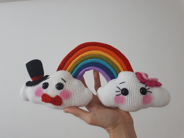 Mr and Mrs Cloud with Rainbow