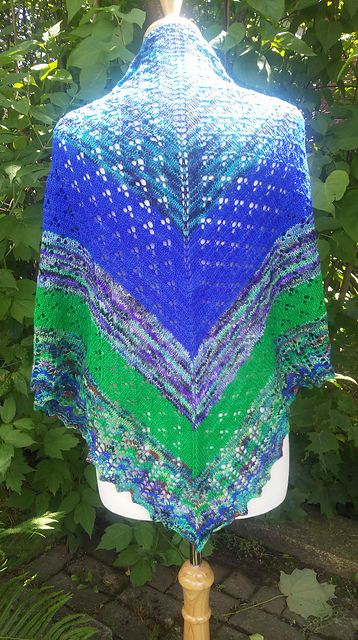 Colours for Diane Shawl