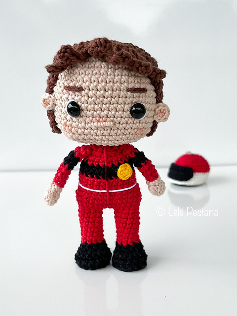 Racing driver amigurumi