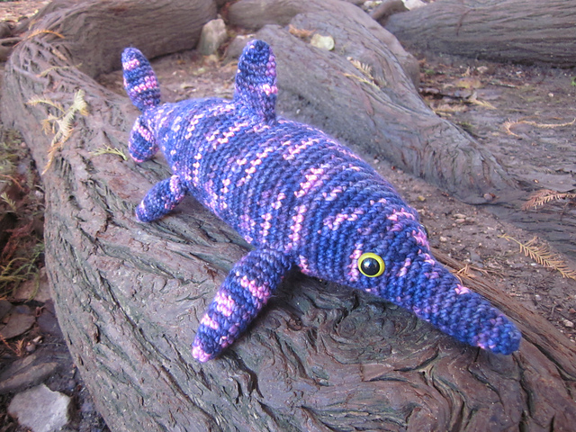 Ichthyosaur Amigurumi