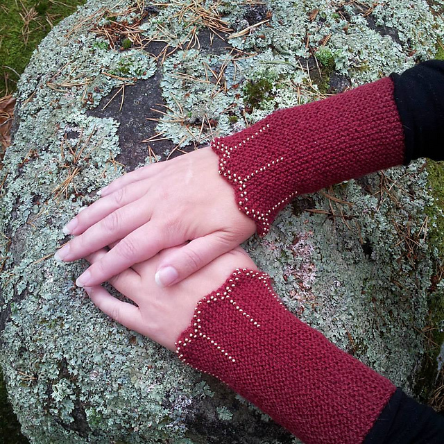 Wrist warmers CHURCH WINDOW