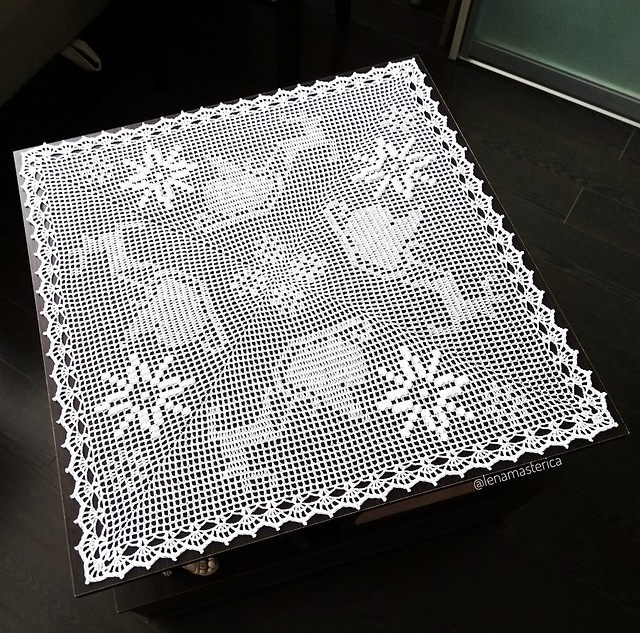 New Year doily