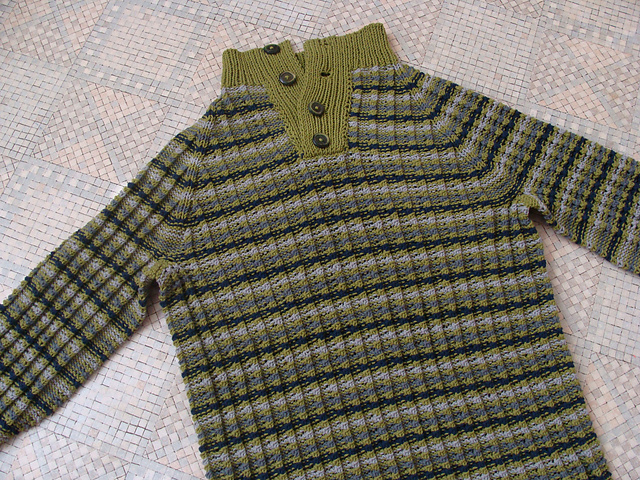 Modell 01 Polopulli in Streifen