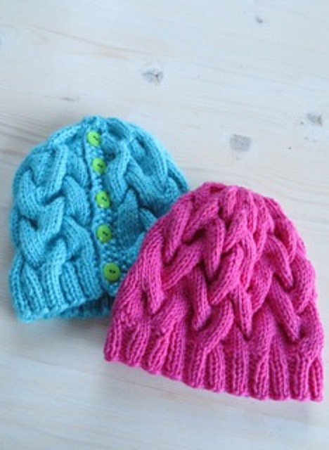 Cozy Cables Ponytail Hat