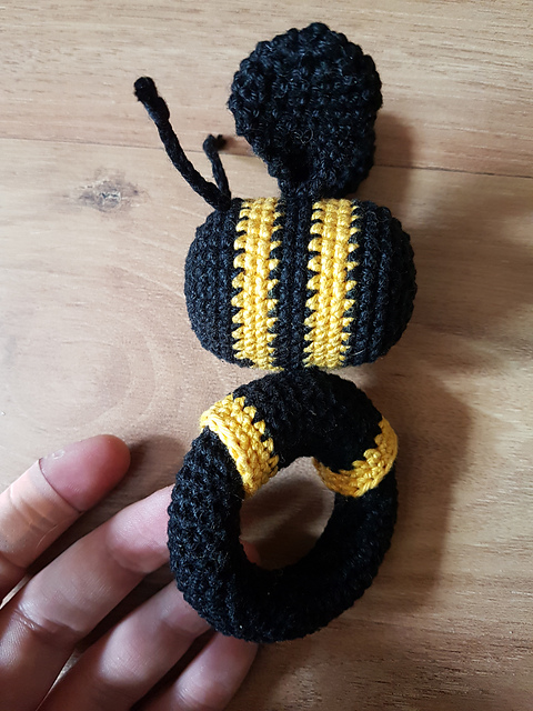 Ravelry: Bumble Bee Rattle pattern by Lena's Amigurumi
