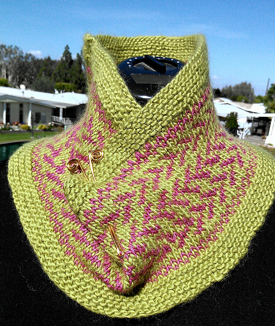 Two Color Portugese Cowl