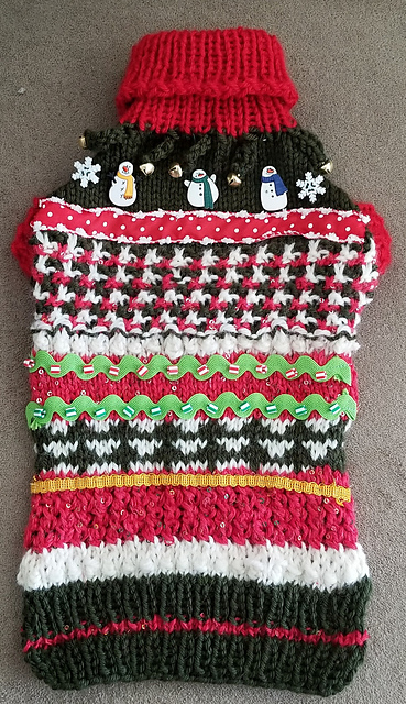 Mini-Doxie Christmas Sweater