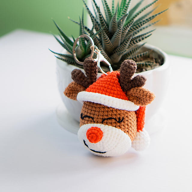 Reindeer Keychain