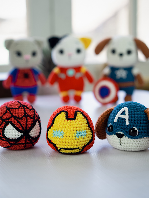 Superhero Keychain