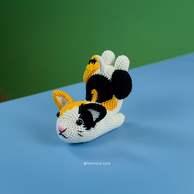 Funny Yoga Calico Cat