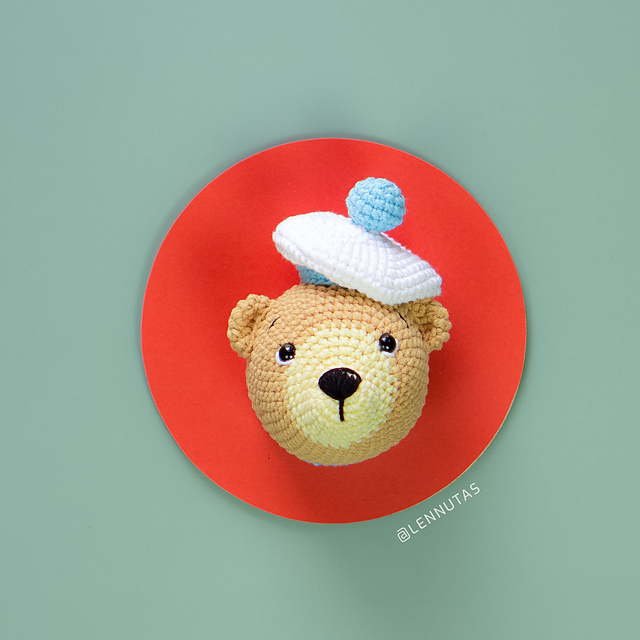 Sailor Bear Head