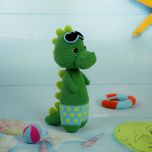 Jasper Dinosaur Summer Style
