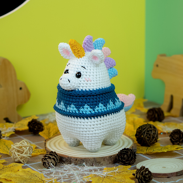 Ravelry: Chubby Unicorn pattern by Thao Nguyen Lennutas Ravelry: Chubby Unicorn pattern by Thao Nguyen Lennutas