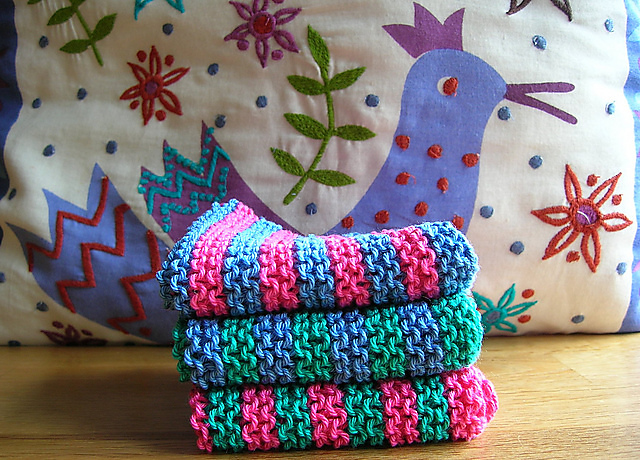 Plain 'Ole Garter Stitch Dishcloth