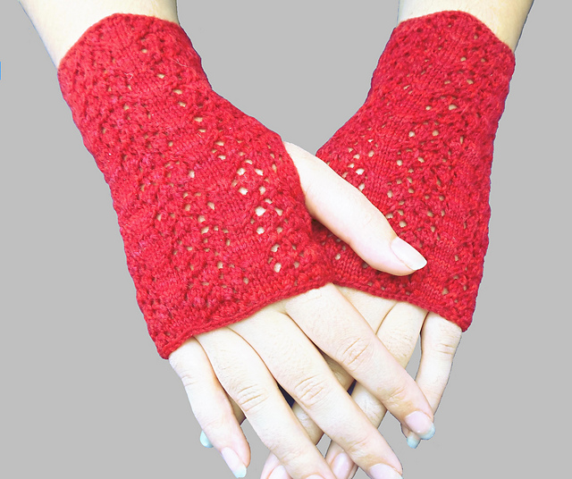 Rhosyn Fingerless Mitts