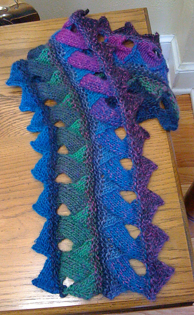 Julie's Entrelac Scarf