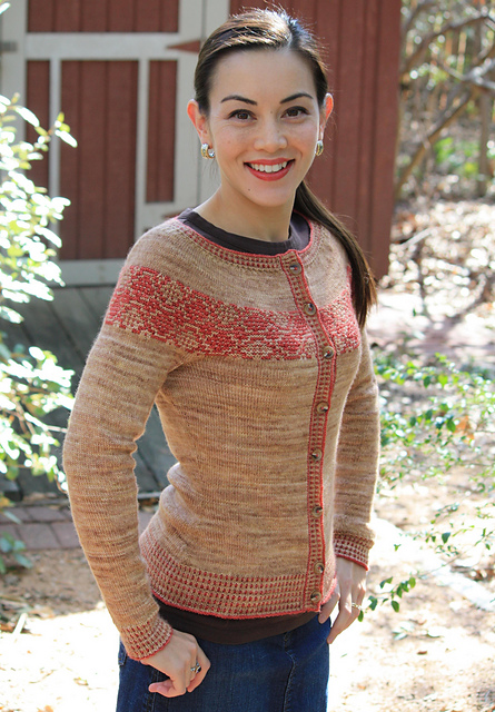 Ravelry: Mosaic Yoke Cardigan pattern by Suzanne Bryan