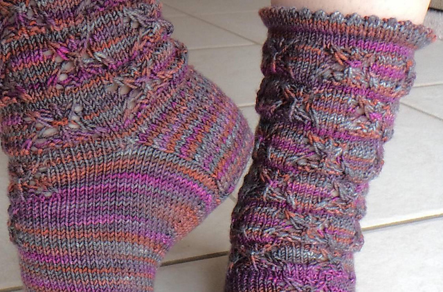 Gossamer Butterfly Socks