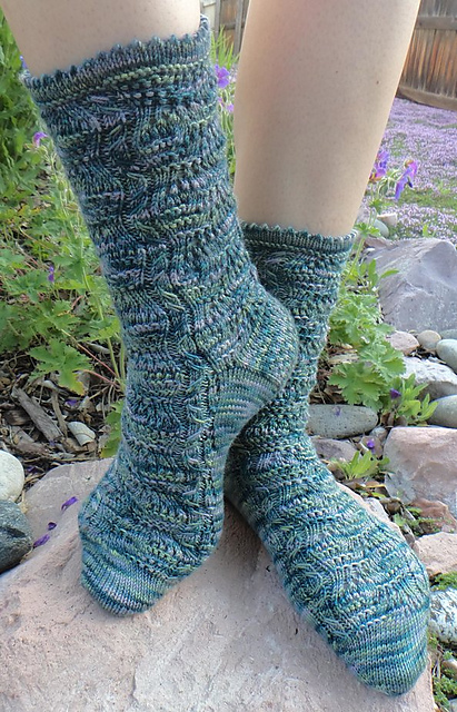Veering Socks