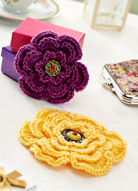 Layered Brooches
