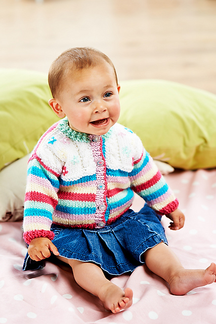 Cabled cardie