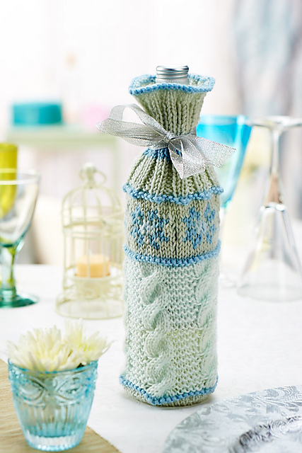 Cabled gift bag