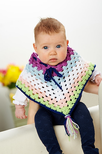 Cheerful poncho